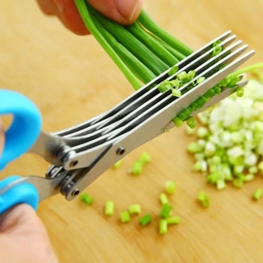 5Blade Kitchen Salad Scissors