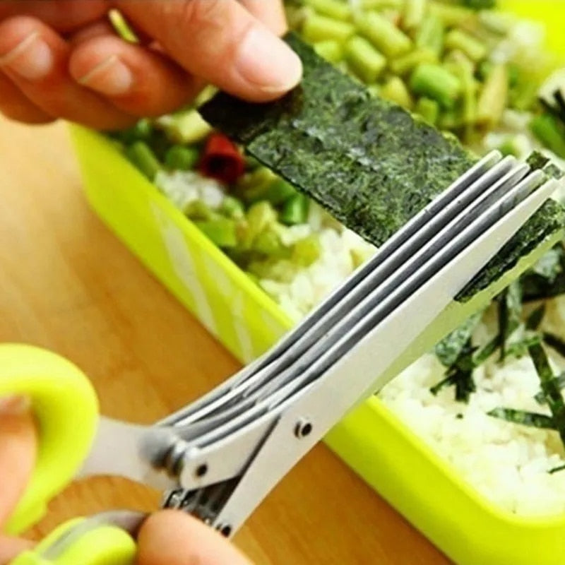 5Blade Kitchen Salad Scissors