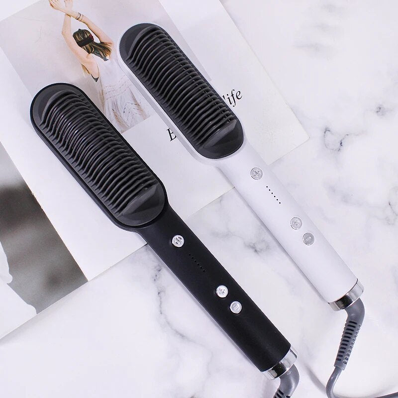 Negative Ion Hair Straightener Styling Comb