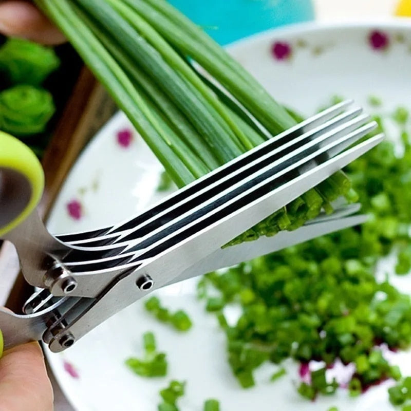 5Blade Kitchen Salad Scissors