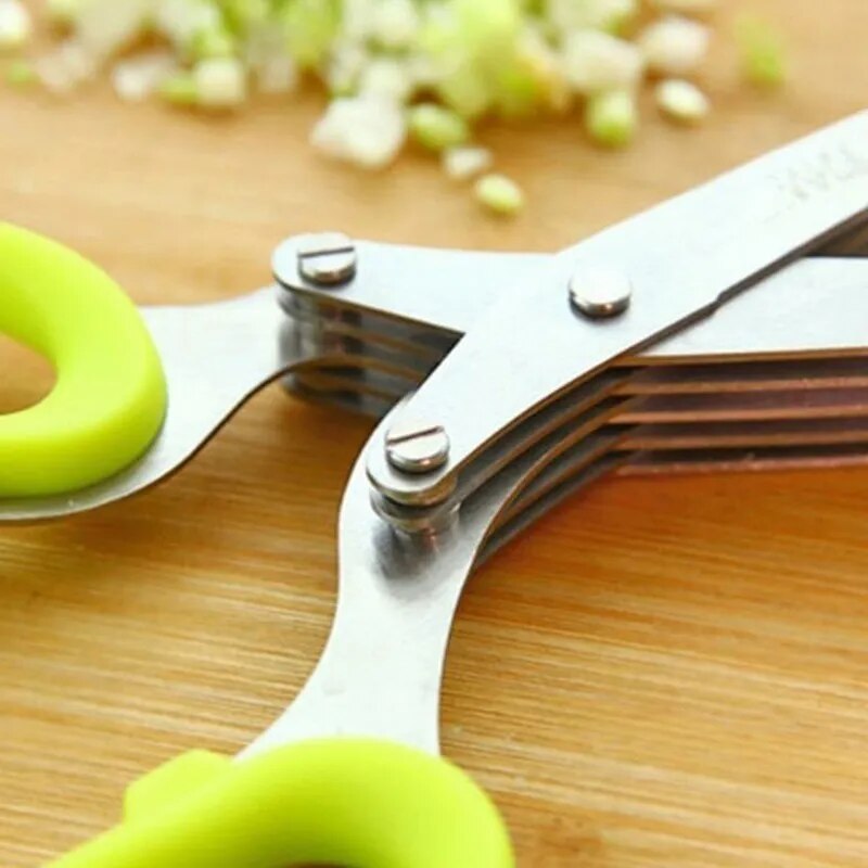 5Blade Kitchen Salad Scissors