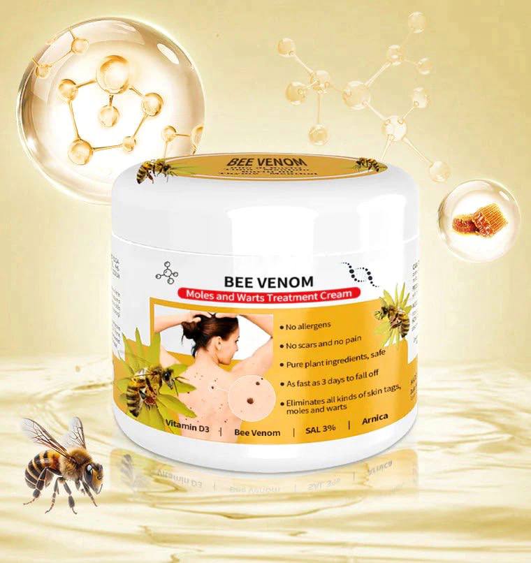 Bee Venom Mole And Wart Treatment Cream